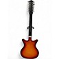 Used Danelectro 12 STRING SEMI HOLLOWBODY GUITAR CHERRY SUNBURST Hollow Body Electric Guitar