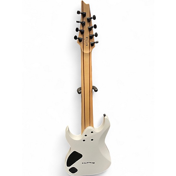 Used Ibanez RG8 8 String White Solid Body Electric Guitar