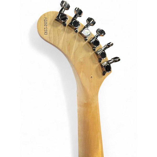 Used Fernandes  NOMAD DELUXE  FLAMES Solid Body Electric Guitar