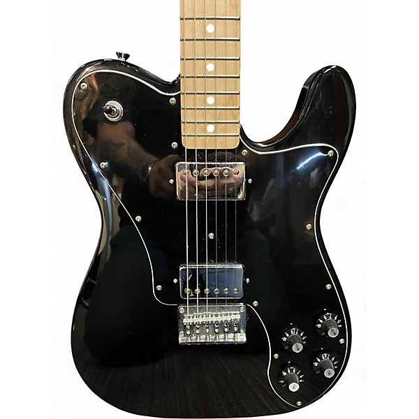 Used 2020s Squier Telecaster Black Solid Body Electric Guitar