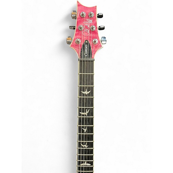 Used PRS SE Custom 24 Pink Solid Body Electric Guitar