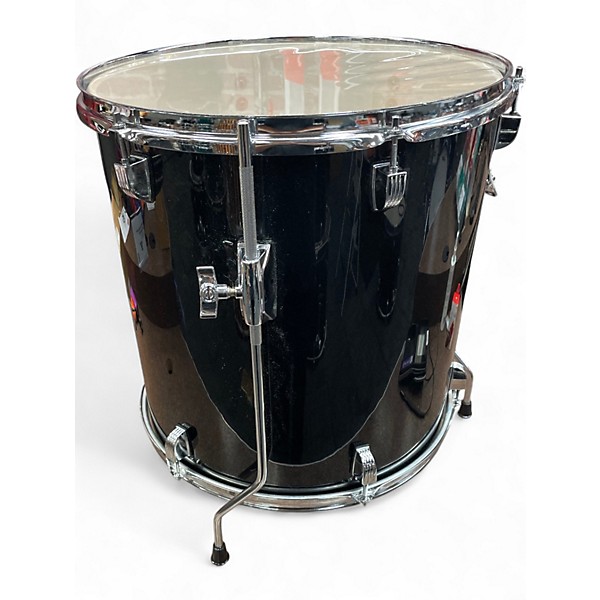 Used Ludwig 5 Piece BackBeat Black Sparkle Drum Kit