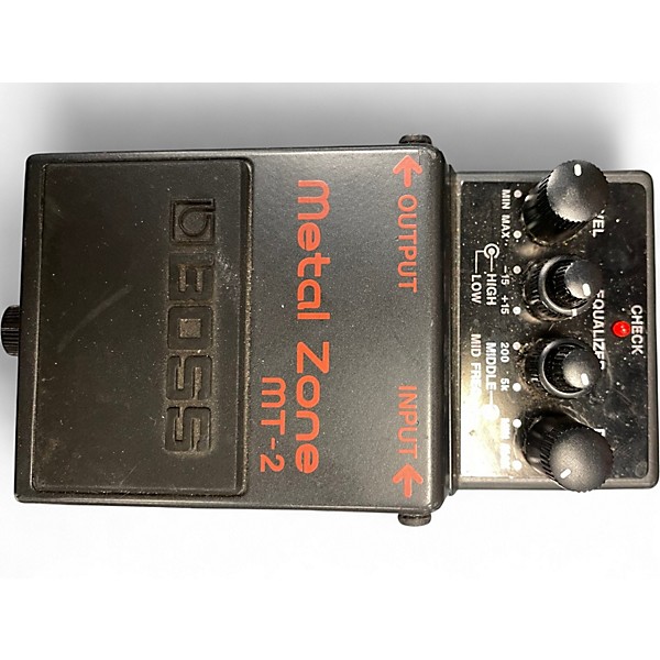 Used BOSS MT2 Metal Zone Distortion Effect Pedal