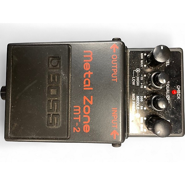 Used BOSS MT2 Metal Zone Distortion Effect Pedal