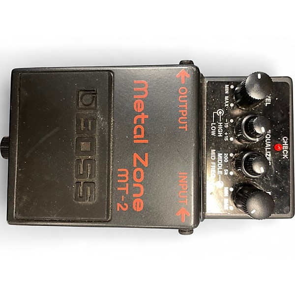 Used BOSS MT2 Metal Zone Distortion Effect Pedal