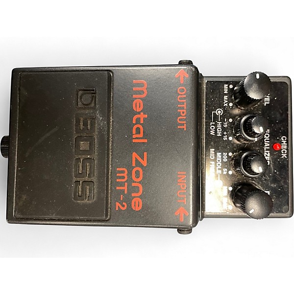 Used BOSS MT2 Metal Zone Distortion Effect Pedal