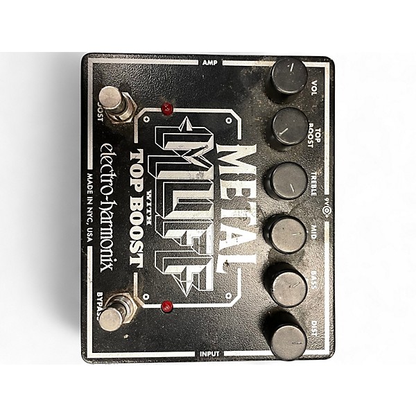 Used Electro-Harmonix XO Metal Muff with Top Boost Distortion Effect Pedal