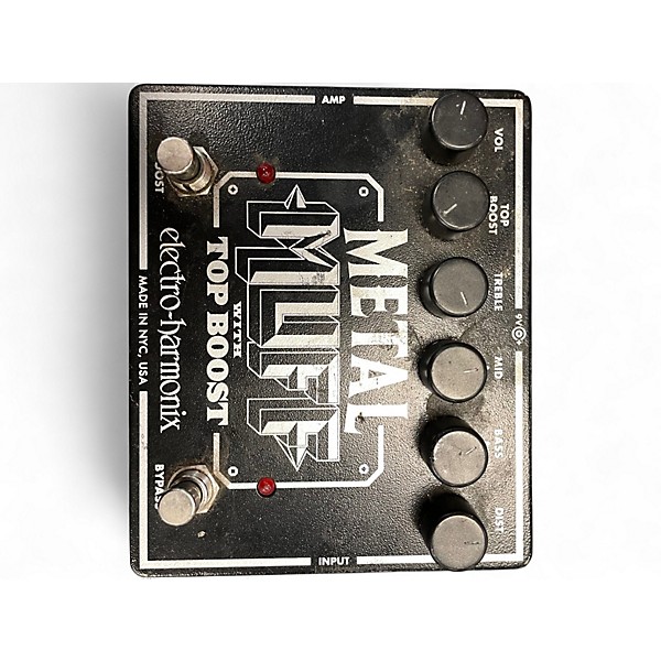 Used Electro-Harmonix XO Metal Muff with Top Boost Distortion Effect Pedal