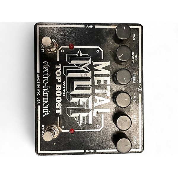 Used Electro-Harmonix XO Metal Muff with Top Boost Distortion Effect Pedal
