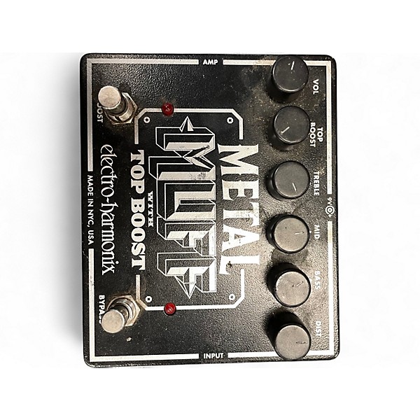 Used Electro-Harmonix XO Metal Muff with Top Boost Distortion Effect Pedal