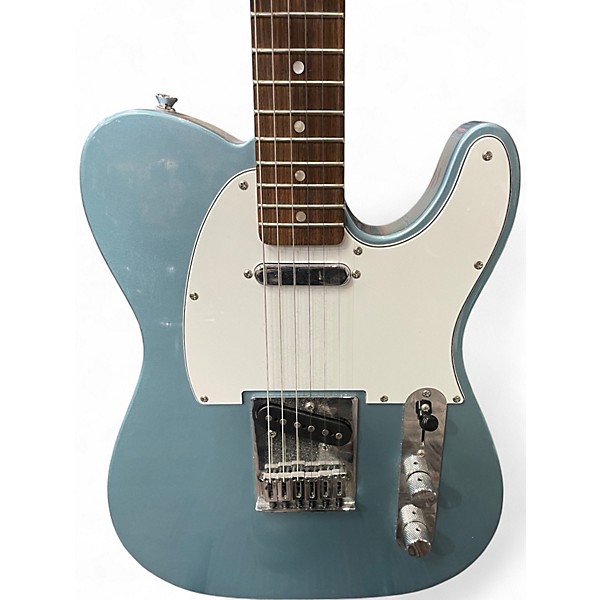 Used Squier Telecaster Blue Solid Body Electric Guitar