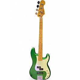 Used Fender Player Plus Active Precision Bass green Electric Bass Guitar