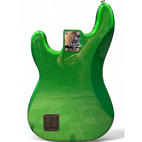Used Fender Player Plus Active Precision Bass green Electric Bass Guitar