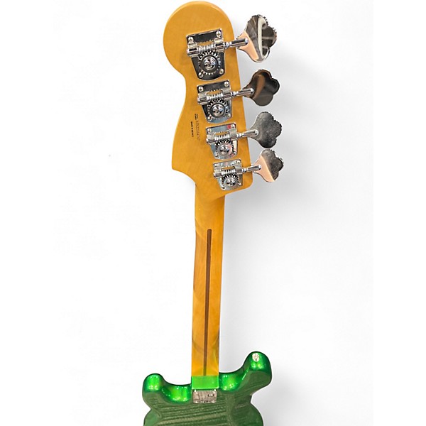 Used Fender Player Plus Active Precision Bass green Electric Bass Guitar