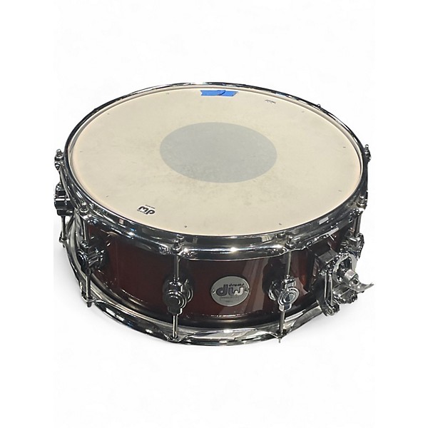 Used DW 4.5X14 Design Series Snare Tobacco Burst Drum
