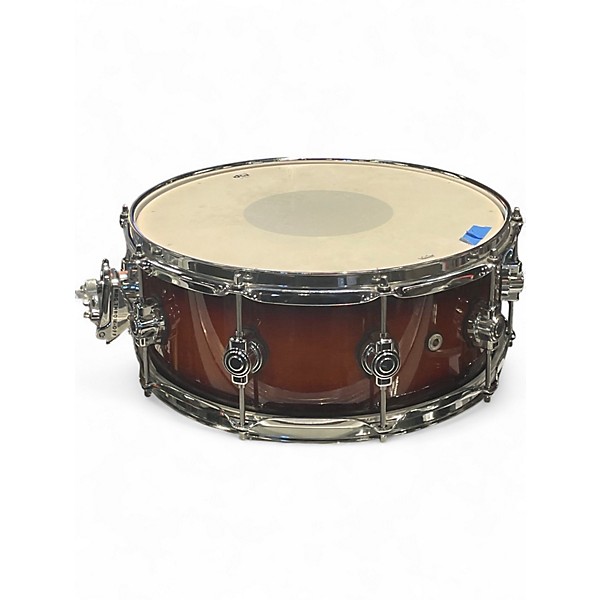 Used DW 4.5X14 Design Series Snare Tobacco Burst Drum