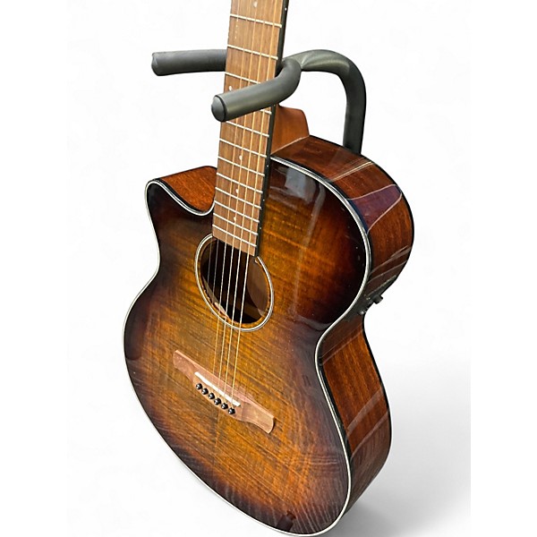 Used Ibanez AEG70L TIGER BURST GLOSS Acoustic Electric Guitar