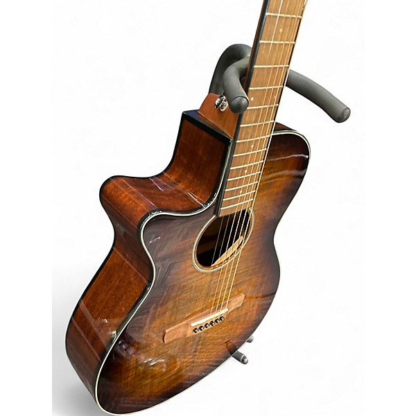 Used Ibanez AEG70L TIGER BURST GLOSS Acoustic Electric Guitar