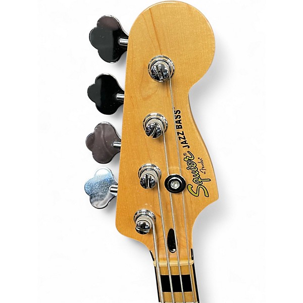 Used Squier Vintage Modified 70S Jazz Bass Natural Electric Bass Guitar