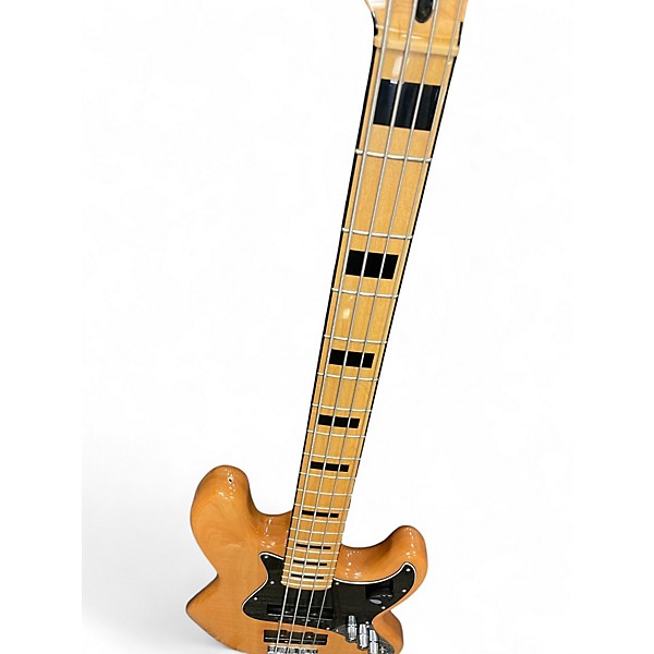 Used Squier Vintage Modified 70S Jazz Bass Natural Electric Bass Guitar