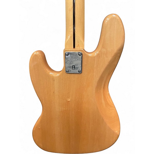 Used Squier Vintage Modified 70S Jazz Bass Natural Electric Bass Guitar