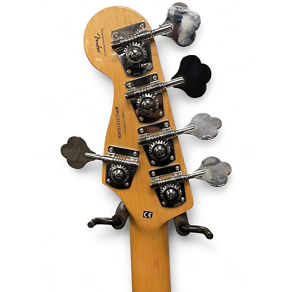 Used Squier Vintage Modified Jazz Bass V Natural Electric Bass Guitar