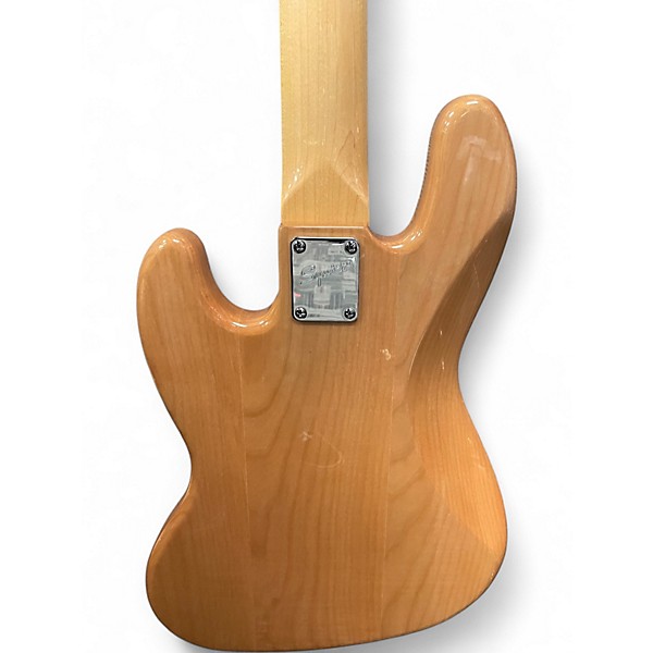 Used Squier Vintage Modified Jazz Bass V Natural Electric Bass Guitar