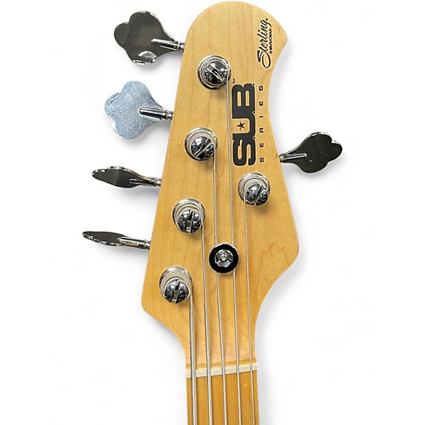 Used Sterling by Music Man SUB Ray5 Black Electric Bass Guitar