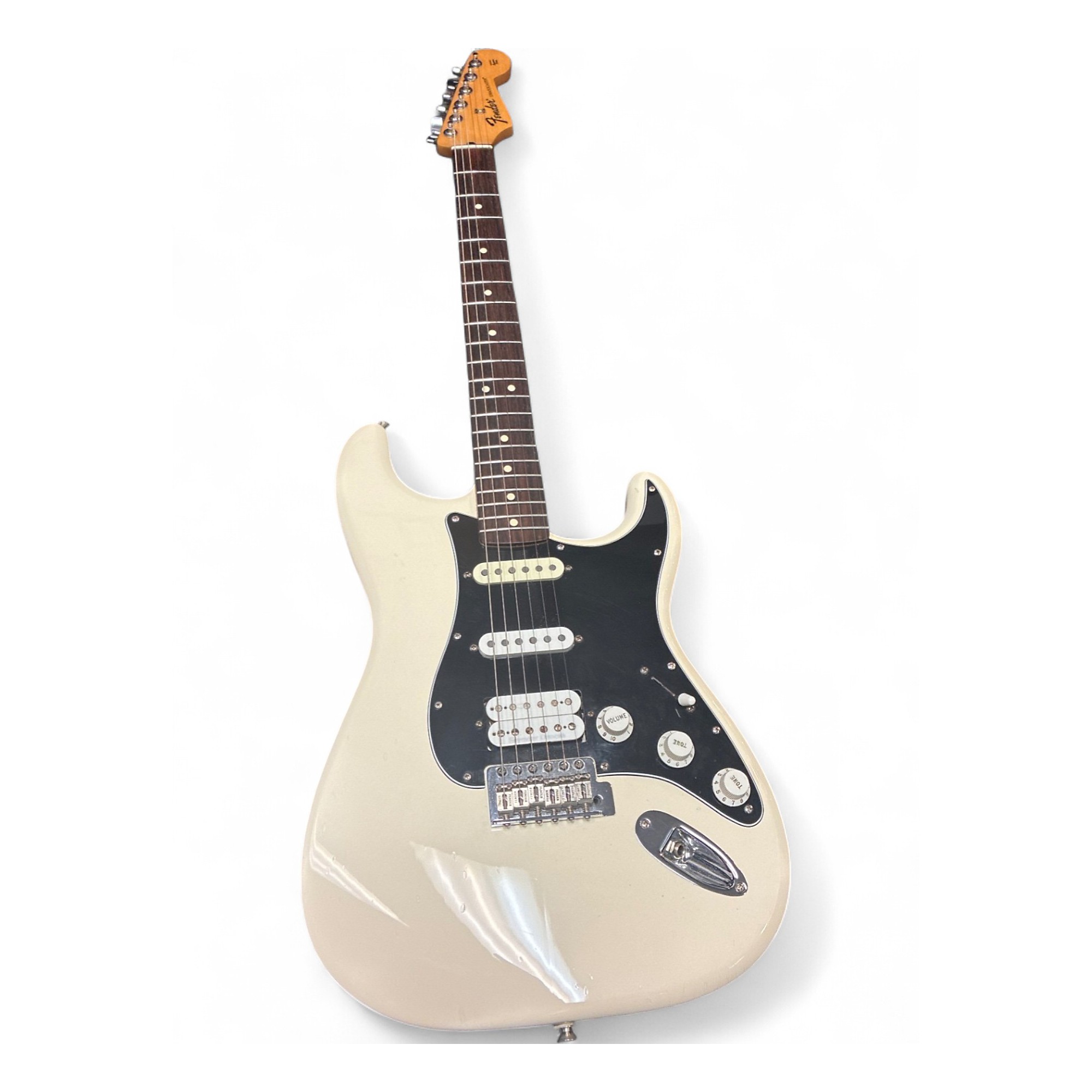 Used 2014 Fender American Standard Stratocaster White Solid Body