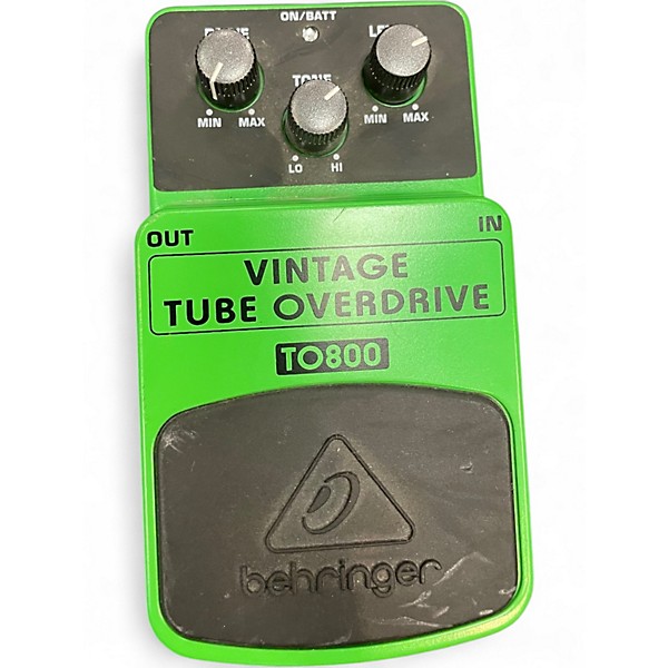 Used Behringer TO800 Vintage Tube Overdrive Effect Pedal