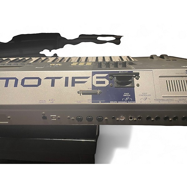 Used Yamaha Motif 6 61 Key Keyboard Workstation