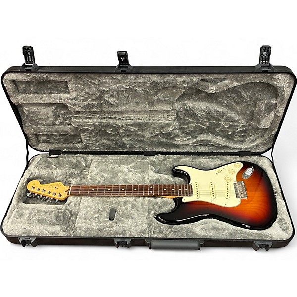 Used 2017 Fender American Professional Stratocaster SSS 3 Color Sunburst Solid Body Electric Guitar