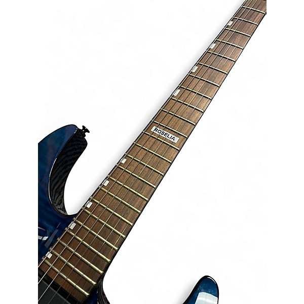 Used ESP M-II SAYO Trans Blue Solid Body Electric Guitar