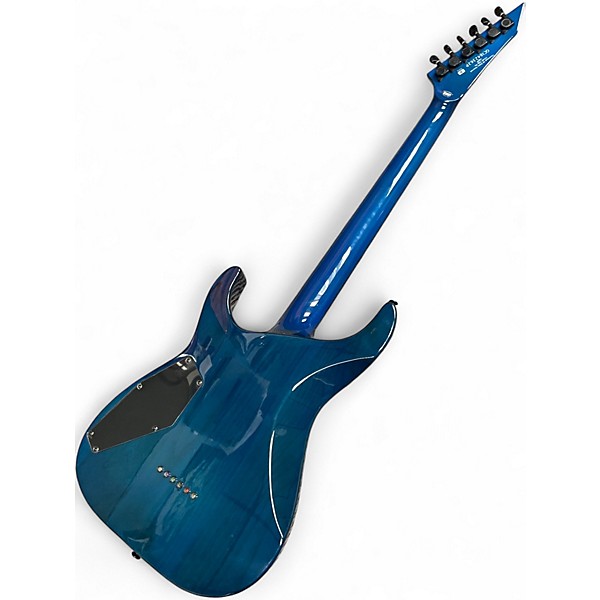 Used ESP M-II SAYO Trans Blue Solid Body Electric Guitar