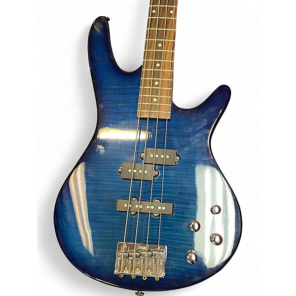 Used Ibanez GIO Blue Electric Bass Guitar