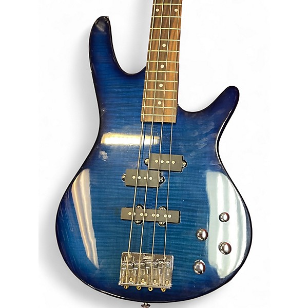 Used Ibanez GIO Blue Electric Bass Guitar