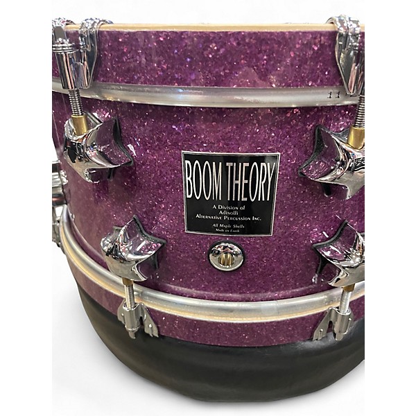 Used Adinolfi Alternative Percussion 13in BOOM THEORY PURPLE SPARKLE Drum