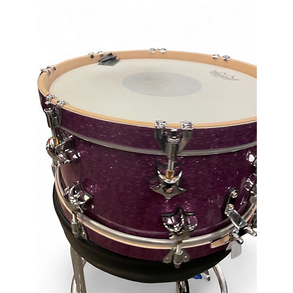 Used Adinolfi Alternative Percussion 13in BOOM THEORY PURPLE SPARKLE Drum