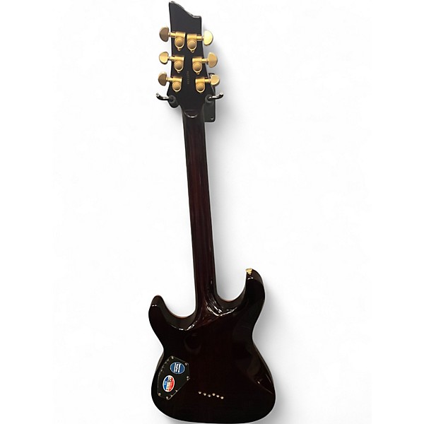 Used Schecter Guitar Research C1 Classic Antique Amber Solid Body Electric Guitar