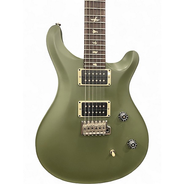 Used PRS CE24 Opaque Olive Solid Body Electric Guitar