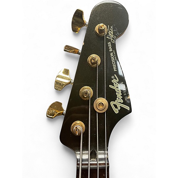 Used 1987 Fender Player Precision Bass Green Electric Bass Guitar