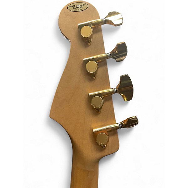 Used 1987 Fender Player Precision Bass Green Electric Bass Guitar