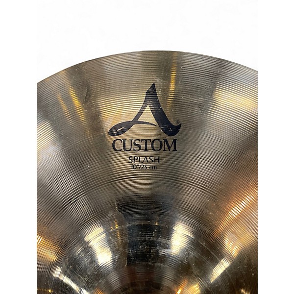 Used Zildjian 10in A Custom Splash Cymbal