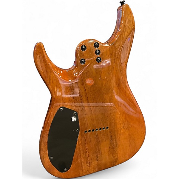 Used Schecter Guitar Research Diamond Series C-7 Pro Aurora Buirst Solid Body Electric Guitar