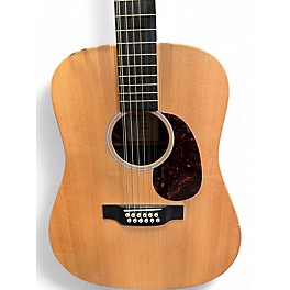 Used Martin DX1 Custom 12 String Natural 12 String Acoustic Electric Guitar