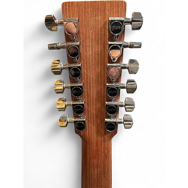Used Martin DX1 Custom 12 String Natural 12 String Acoustic Electric Guitar