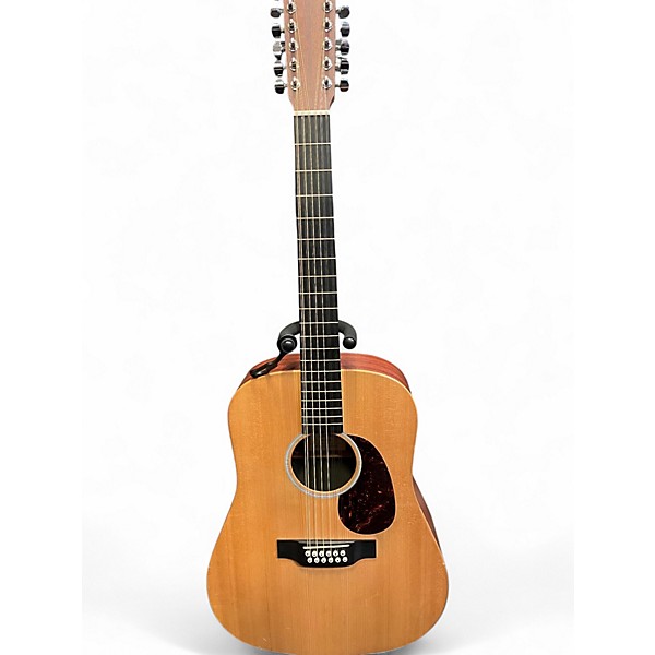 Used Martin DX1 Custom 12 String Natural 12 String Acoustic Electric Guitar