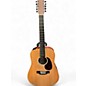 Used Martin DX1 Custom 12 String Natural 12 String Acoustic Electric Guitar