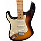 Used Fender Player Stratocaster Left Handed Vintage Sunburst Solid Body Electric Guitar
