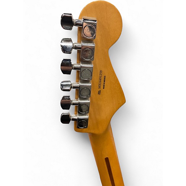 Used Fender Player Stratocaster Left Handed Vintage Sunburst Solid Body Electric Guitar